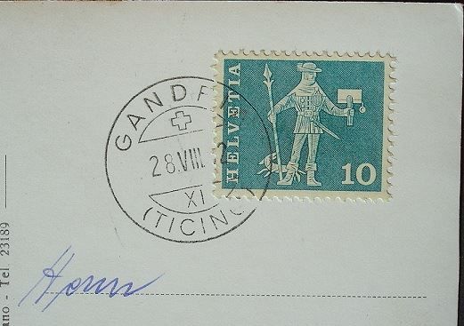 Cartoline postali: LUGANO Via Pessina, Gemüsemarkt – Usato da Jona venduto da philajona 1