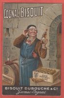 Cognac Bisquit - Werbekarte für Jarnac-Cognac - 1922