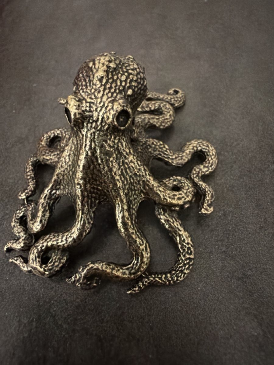 Statuette: Tintenfisch Messing – Nuovo e nell'imballaggio originale da Zürich venduto da joyfulgrace 3