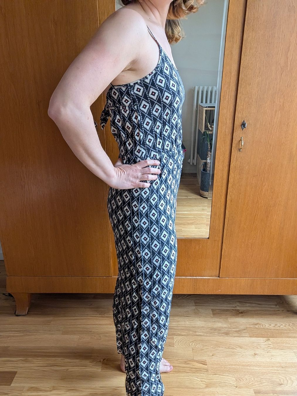 Abercrombie Tute: Summer Jumpsuit with Diamond Pattern, Back Cutout - S – Usato da Lausanne venduto da claire.debons 1