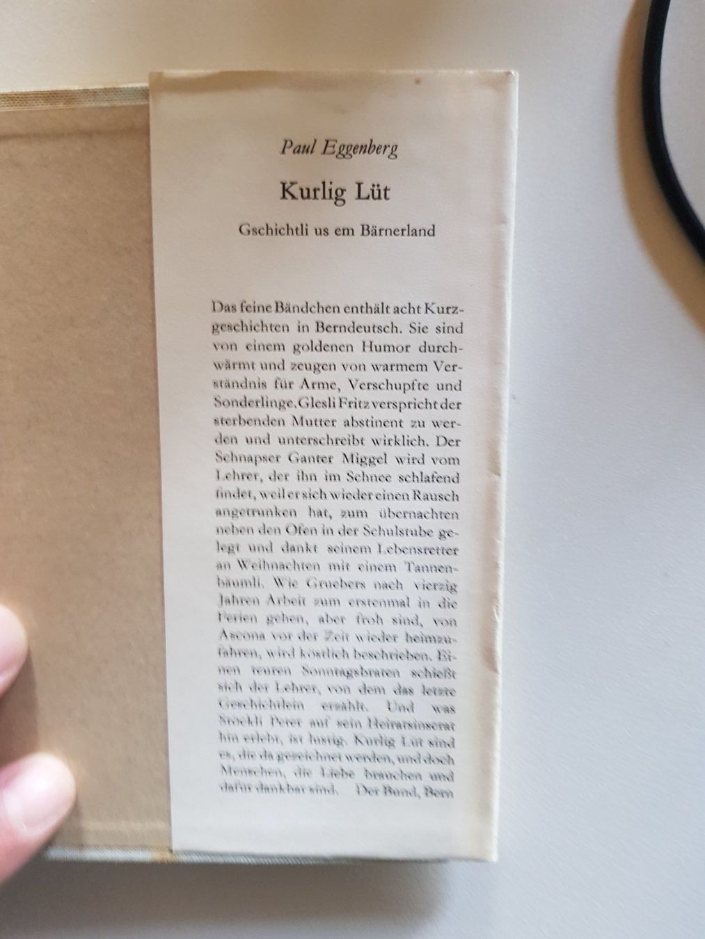 Bücher: Buch: Es Hämpfeli Sunntigs - Paul Eggenberger – Gebraucht aus Walterswil BE von Lonitti 1