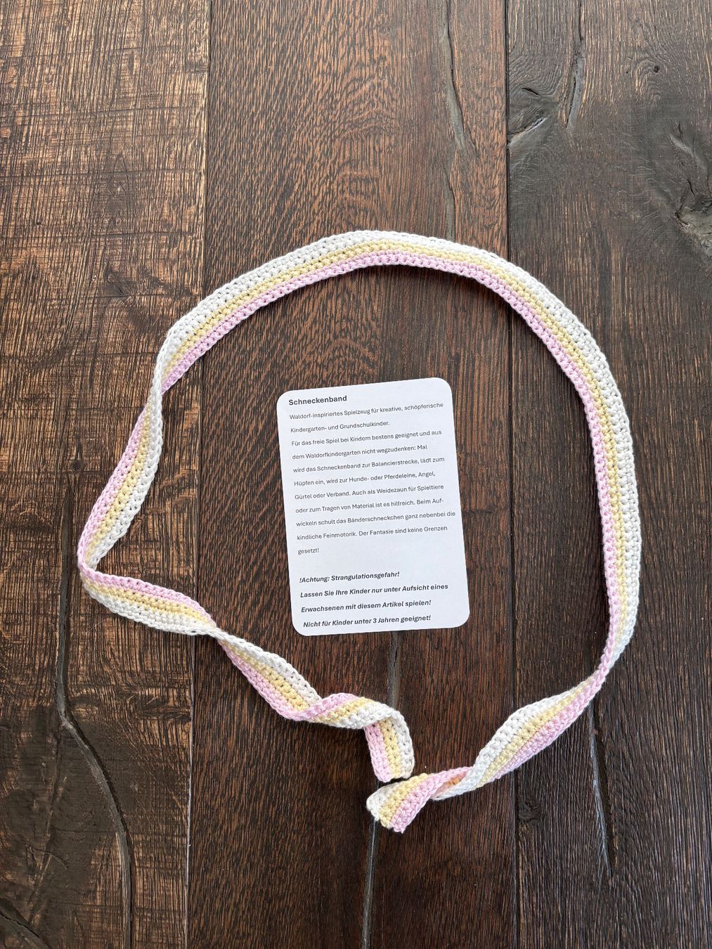 Giocattoli: Schneckenband Handmade – Nuovo (secondo la descrizione) da St. Niklaus VS venduto da loumonrohandmade