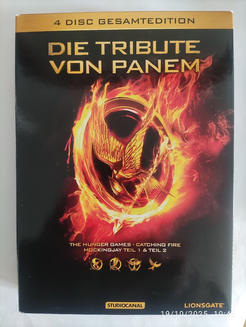 Tutti i DVDs: Die Tribute von Panem Gesamtedition – Usato da Basel venduto da Alacant