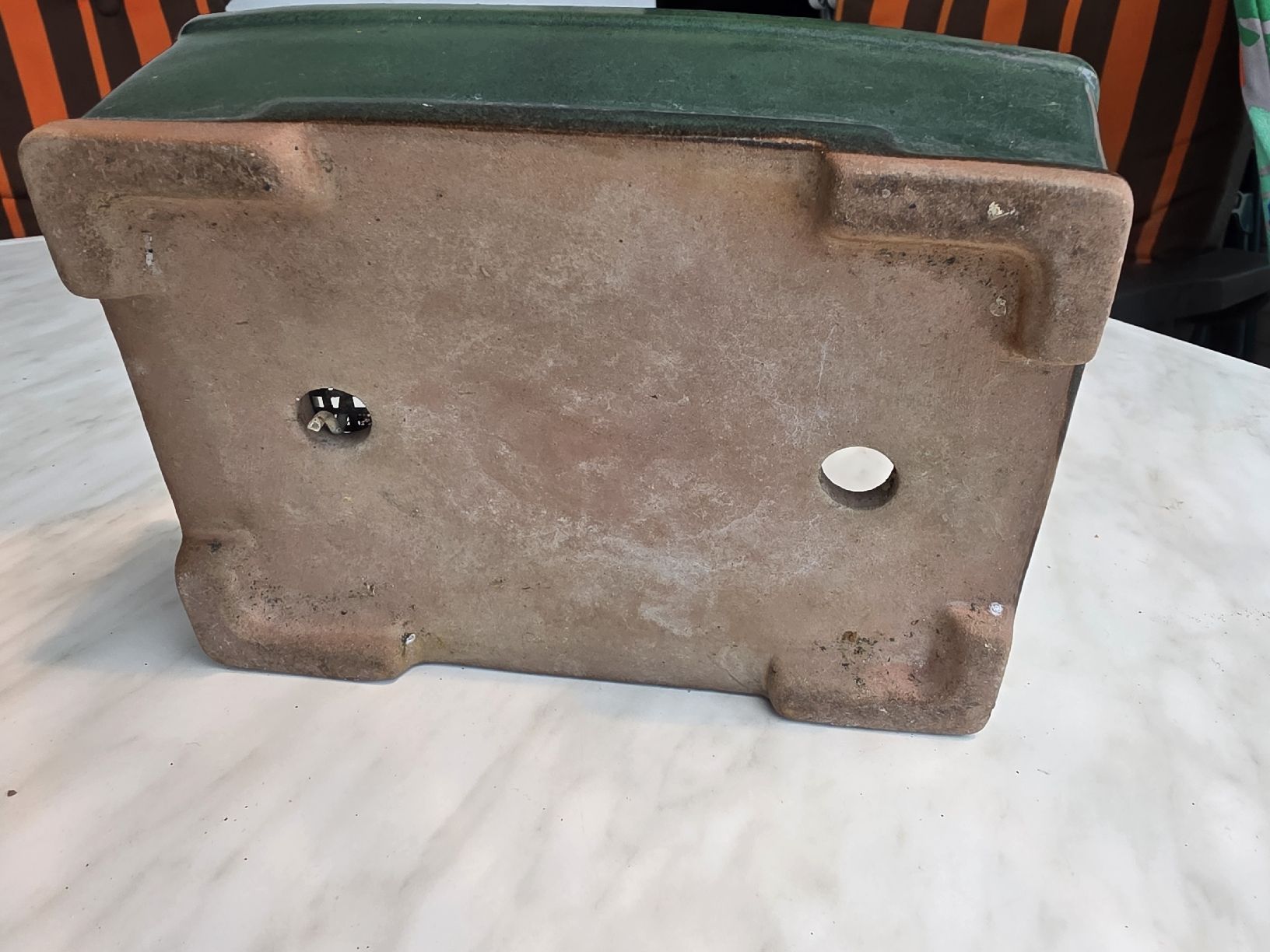 Blumentöpfe: Rectangular Bonsai Pot Green Ceramic  – Neu (gemäss Beschreibung) aus Hinwil von Ehretstock8 2