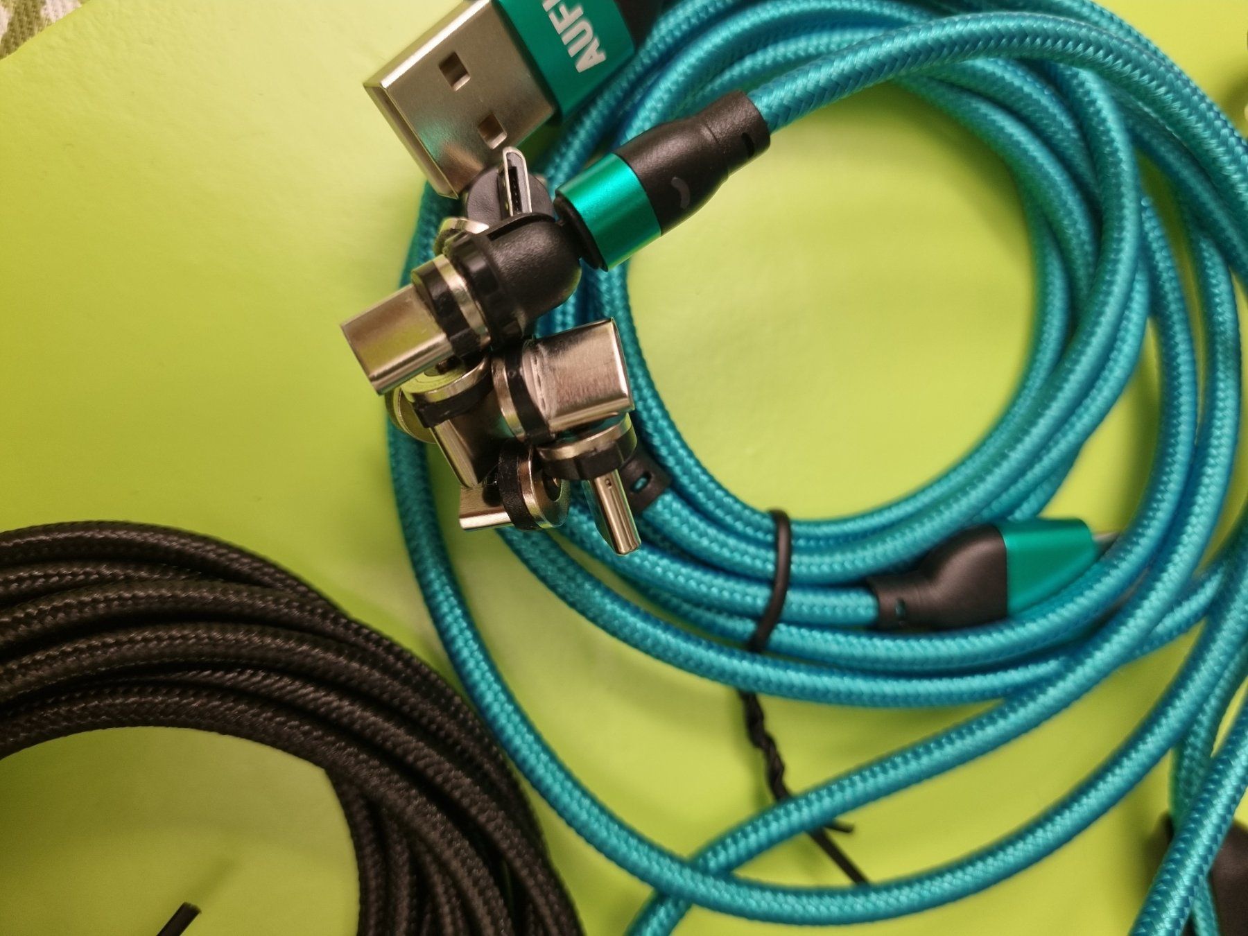 Cavi: 7 Stück Ladekabel USB für iPhone/Type C und Micro – Nuovo (secondo la descrizione) da Zofingen venduto da Felpa 1