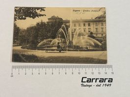 Postkarten Tessin Ticino Lugano Giardino Pubblico 1907