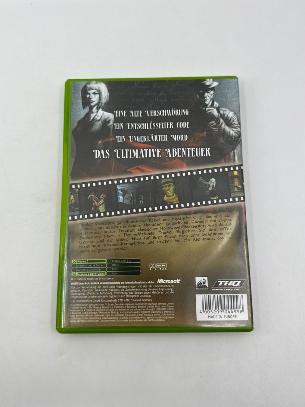 Spiele: Baphomets Fluch - der schlafende Drache (XBOX) – Gebraucht aus Herisau von Seyashop1 2