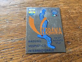 Plaque de calandre Raduno Vespistico Verbania 1961
