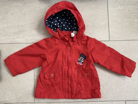 Süsse Disney Minnie Maus Jacke, Gr. 74, rot, 
