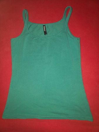 Sommer Top von 1982, Grösse L, türkis