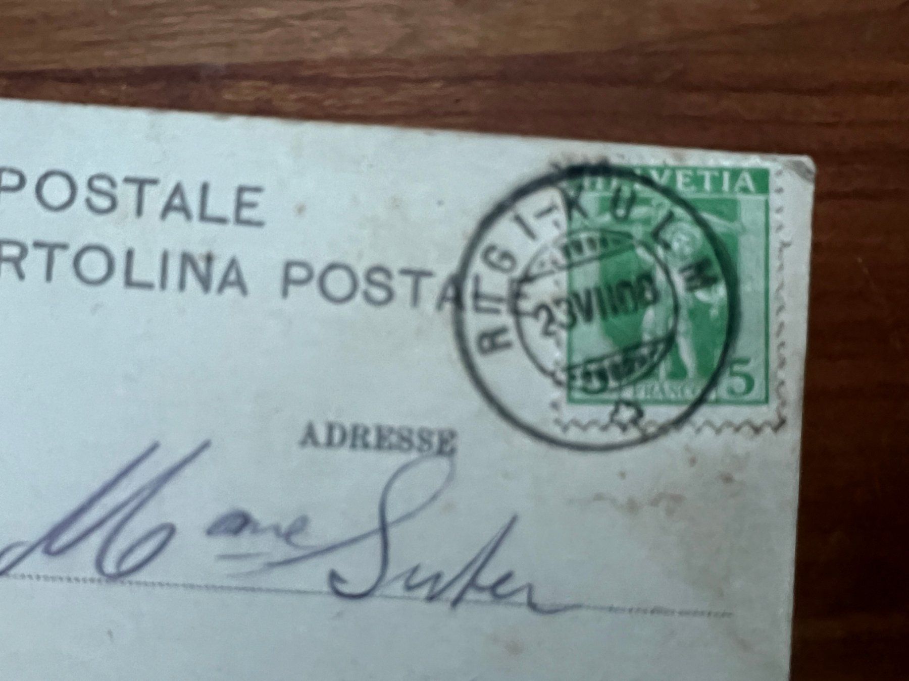 Cartes postales: AK 1908 Rigi  (G2812) – D'occasion à Hinwil par Sidi4 1