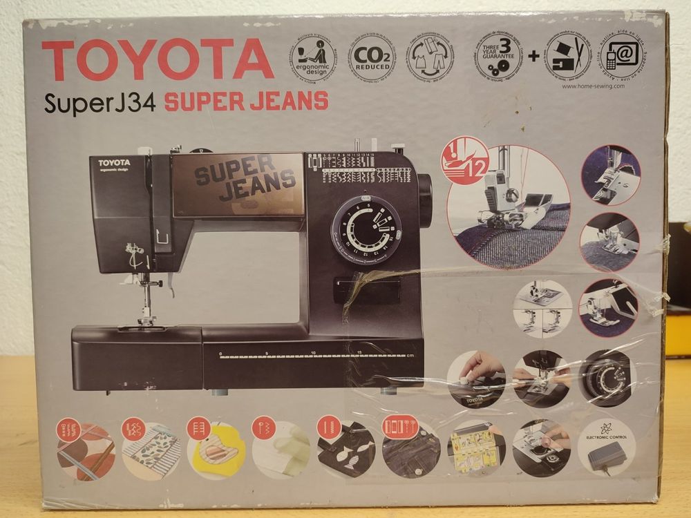 zonde hond Effectiviteit Toyota Super Jeans 34 Nähmaschine Neu & Originalverpackt! | Kaufen auf  Ricardo