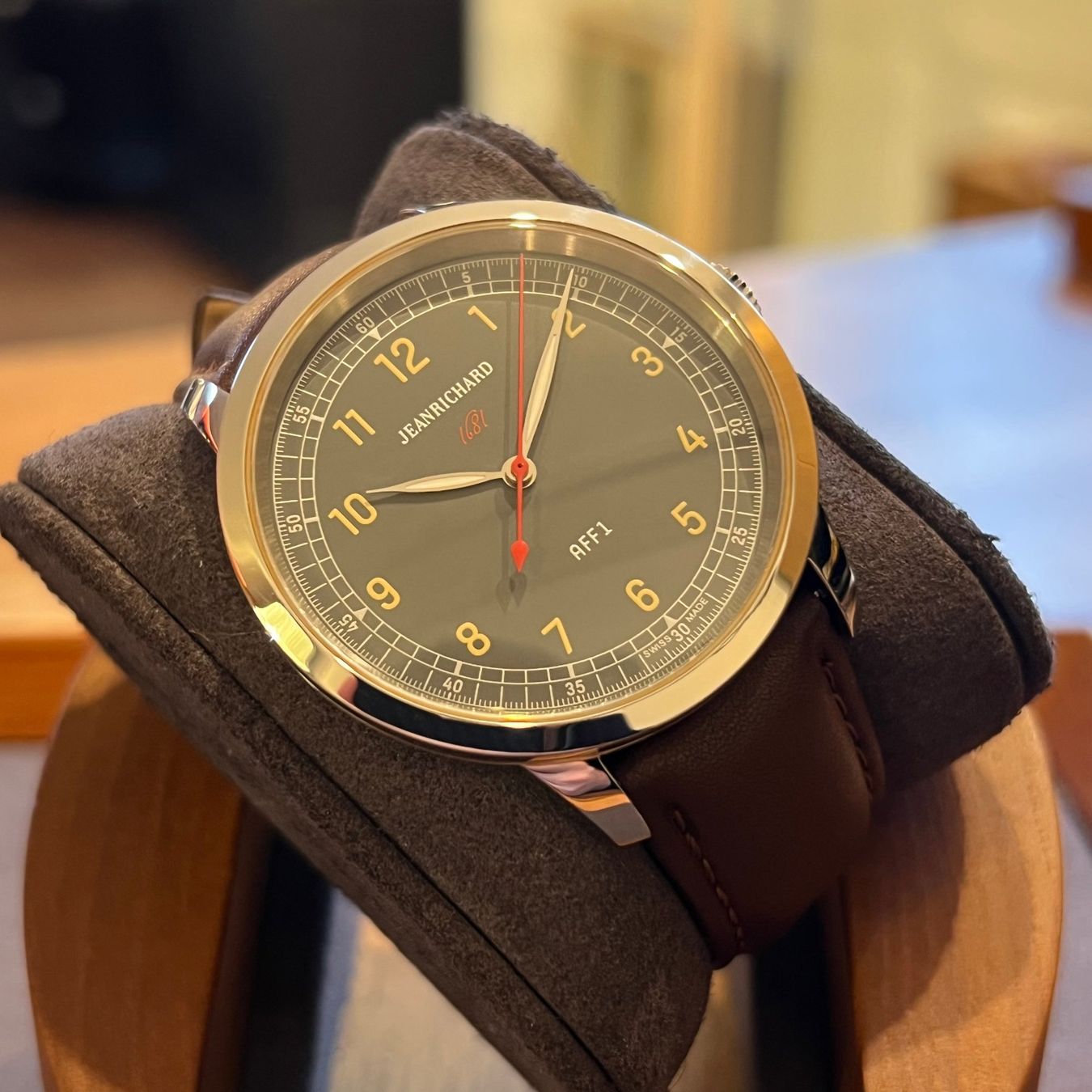 JeanRichard Orologi: JeanRichard 1681 AFF2 Gray Dial Automatic 60300 – Usato da Carouge GE venduto da Watchaser 7