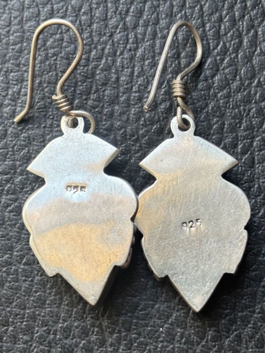 Orecchini pendenti & Orecchini a lobo: Boucles d'oreilles argent 925 cornaline ethniques style – Usato da Peseux venduto da Cresus27 4