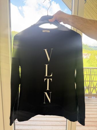 Valentino Herren-Sweatshirt, Grösse M, Schwarz