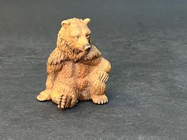 Schleich Grizzlybärin sitzend, 1995 Bär Grizzly Bärin