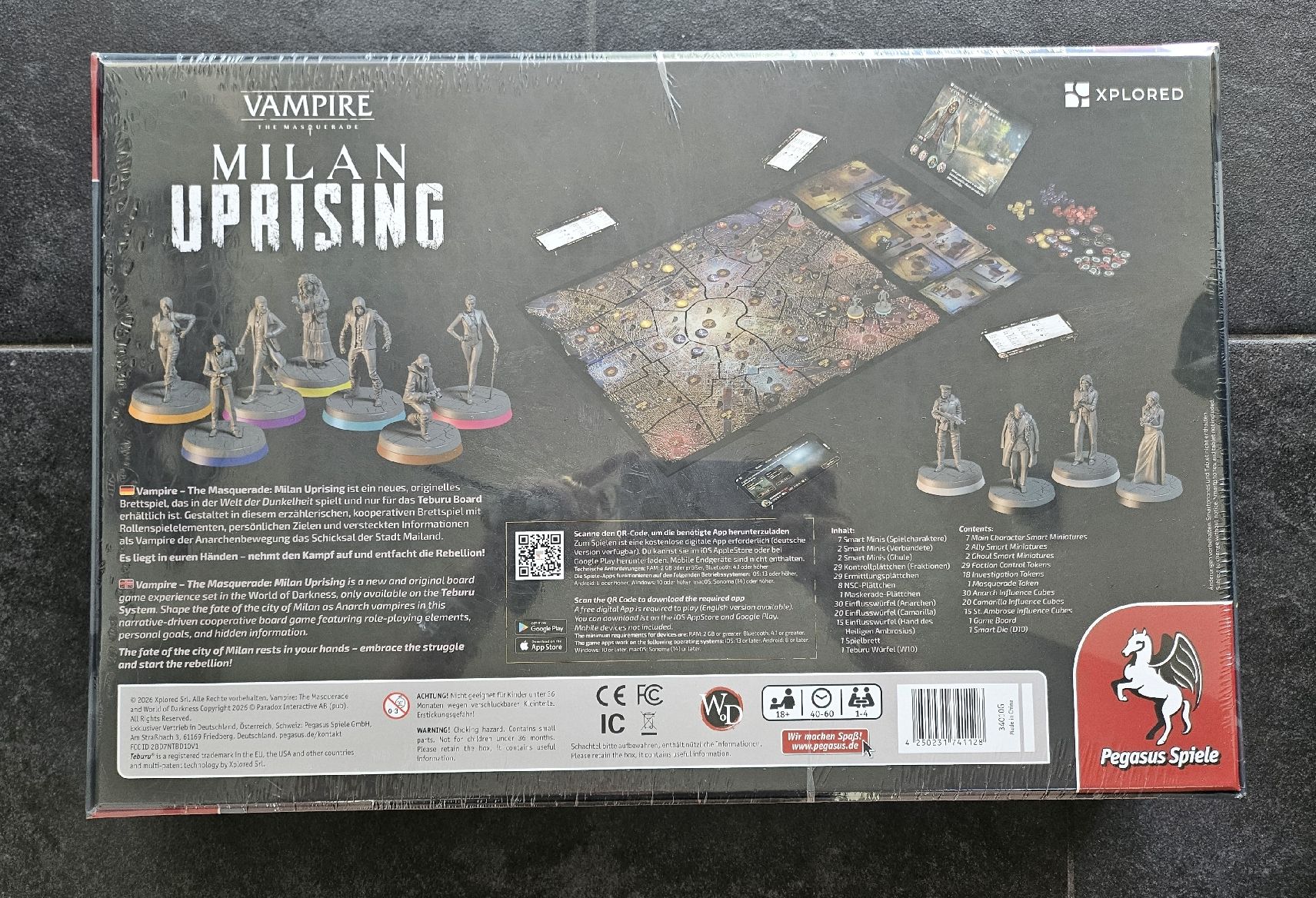 Pegasus Spiele Giochi: Vampire the masquerade / Milan uprising – Nuovo e nell'imballaggio originale da Buch b. Märwil venduto da wur_vw68 1