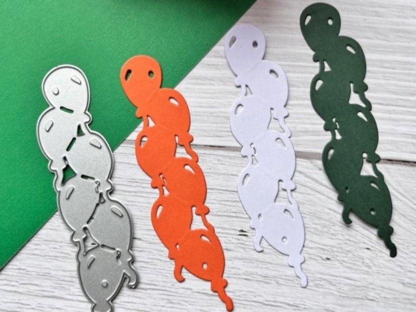 Sciablone: Stanzschablone Nr.673, Ballons (Sizzix geeignet) – Nuovo e nell'imballaggio originale da Gretzenbach venduto da Fliegepilz56 1