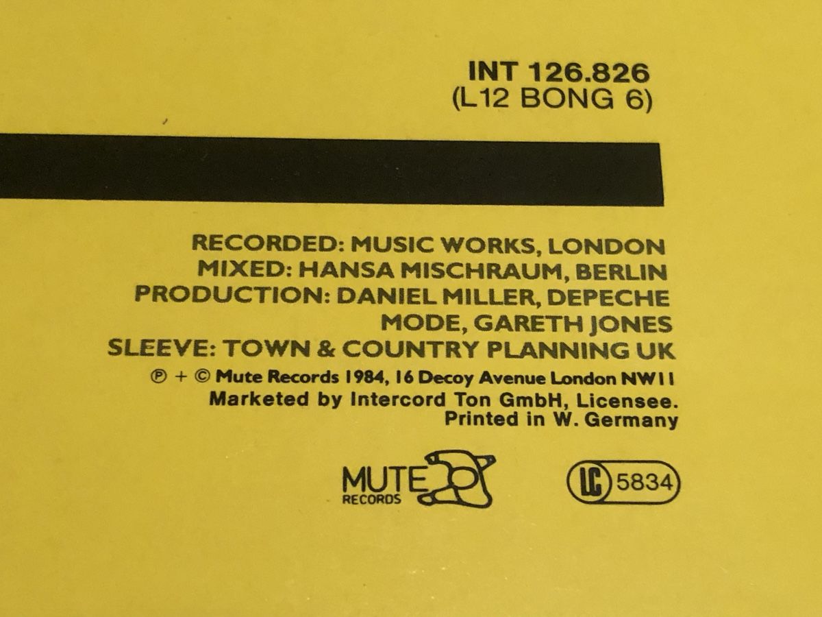 Dischi in vinile: Depeche Mode. 1984. Master & Servant – Usato da Faulensee venduto da Mizuno06 5