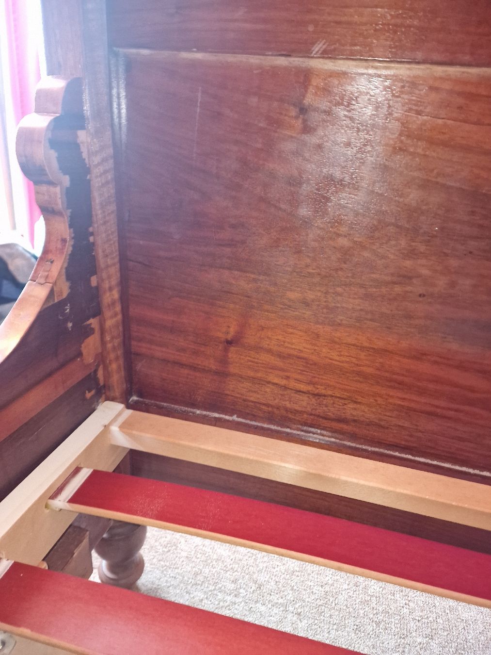 Letti: Antikes Bett aus Nussbaum – Usato da Pfaffnau venduto da furush6 3