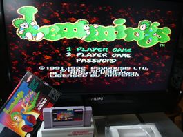 SNES: - Lemmings - Vintage !