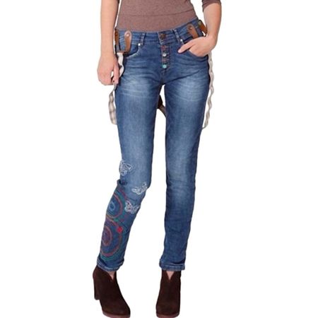 DESIGUAL  🖤🌺❤️   jeans blau   Grösse 32 ( 38/40 )
