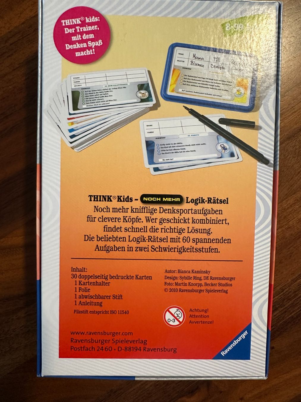 Ravensburger Spiele: THINK KIDS: Logik-Rätsel - neu! – Neu (gemäss Beschreibung) aus Endingen von Jilly-Lilly 1