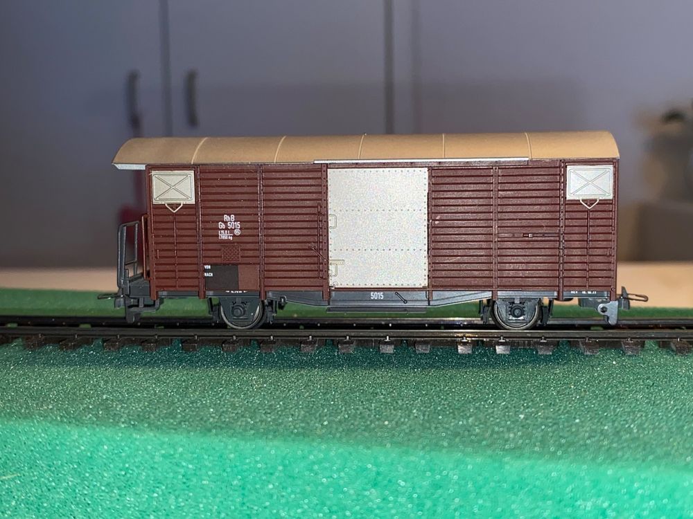Bemo RhB Güterwagen Gb 5015 1