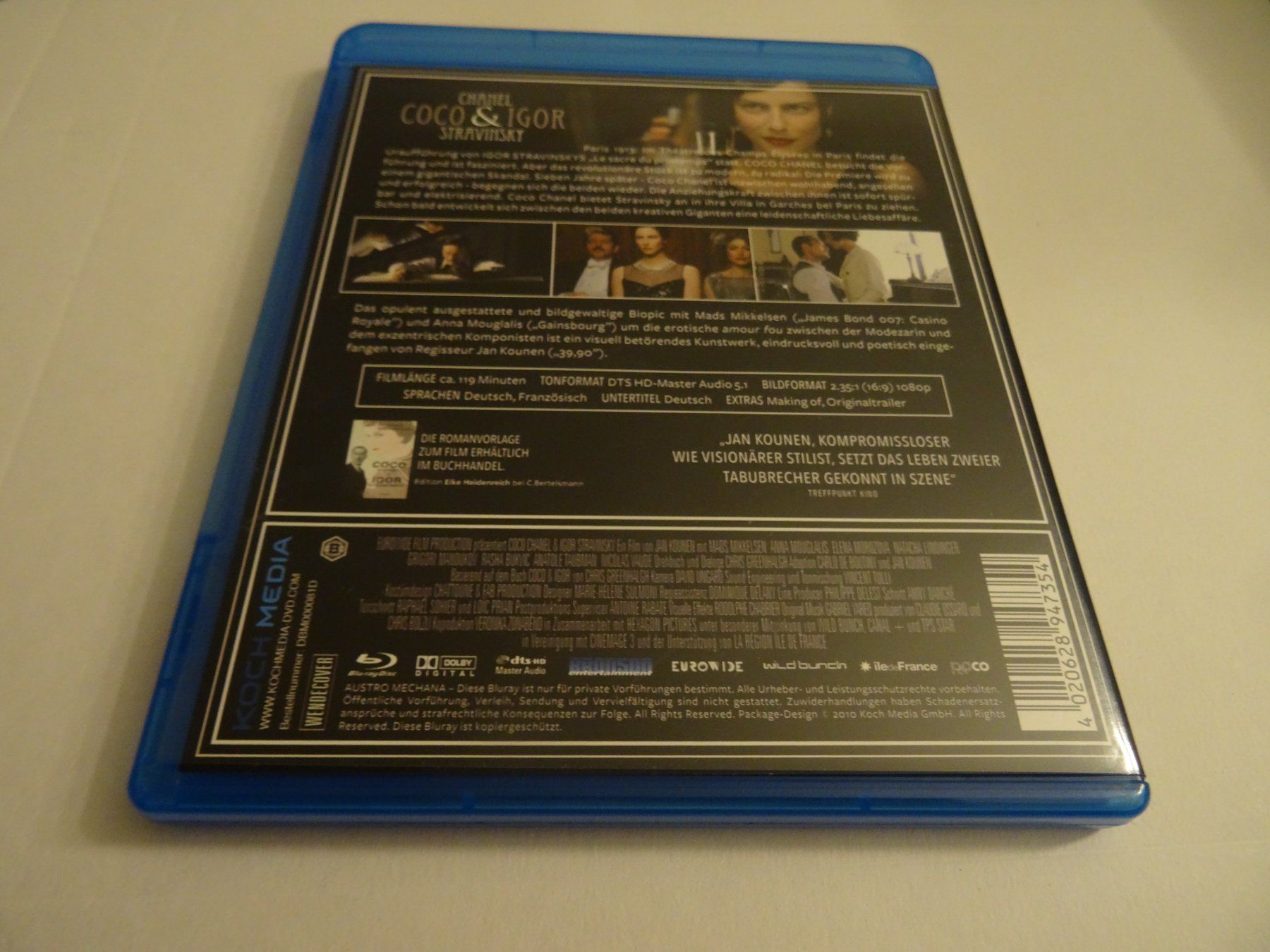 Alle DVDs: Blu-ray Coco & Igor  Chanel Stravinsky – Gebraucht aus Olten von Disc-Verkauf 2