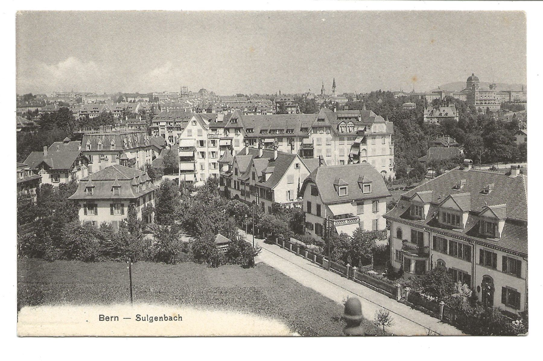 Cartoline postali: Bern - Stadt - Sulgenbach-Quartier - Wohnhäuser - um 1920 – Usato da Engelburg venduto da Cartophil