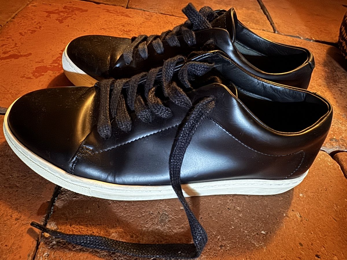 Navyboot Scarpe da donna: Schwarze Leder Navyboot Sneakers 37 – Nuovo (secondo la descrizione) da Küssnacht am Rigi venduto da sera1989 1