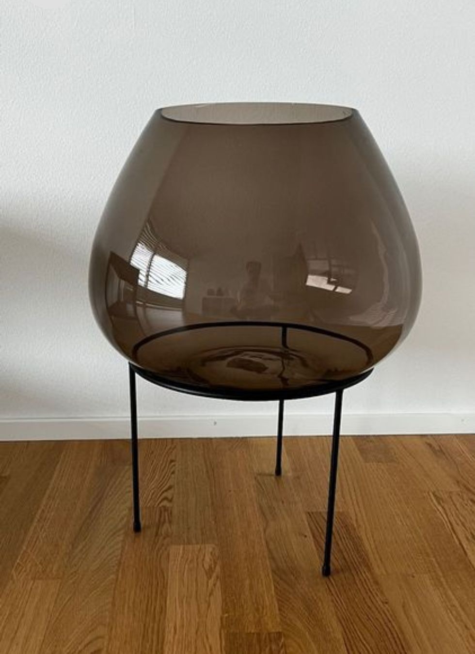Vasi & Recipienti: Design Glas Vase mit Ständer, braun. – Usato da Cham venduto da Uhhee13