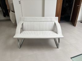 Weisses De Sede 127 Ledersofa