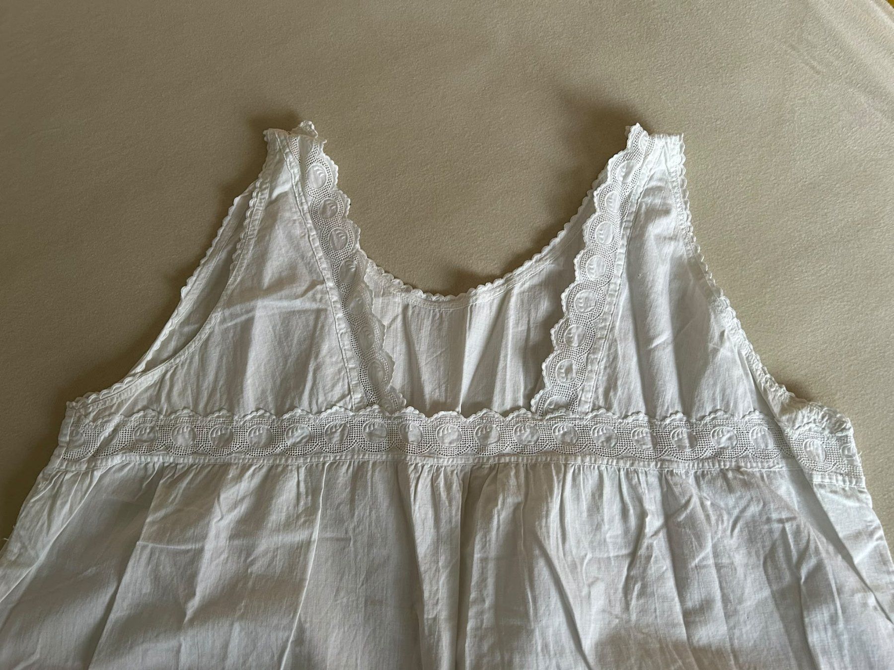 Negligees & Pyjamas: Vecchia camicia da notte in cotone bianco tg.M – Gebraucht aus Melano von H-Sara 1