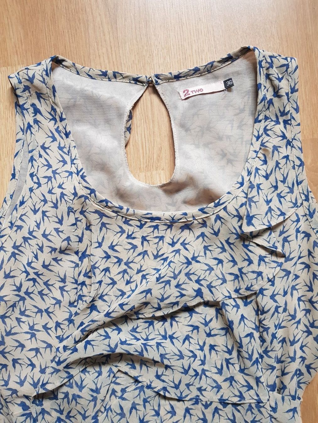 Vestiti: Wunderschönes Vintage Kleid Schwalben "2 TWO" Gr.36 – Usato da Gwatt (Thun) venduto da umwelt-brocki 1