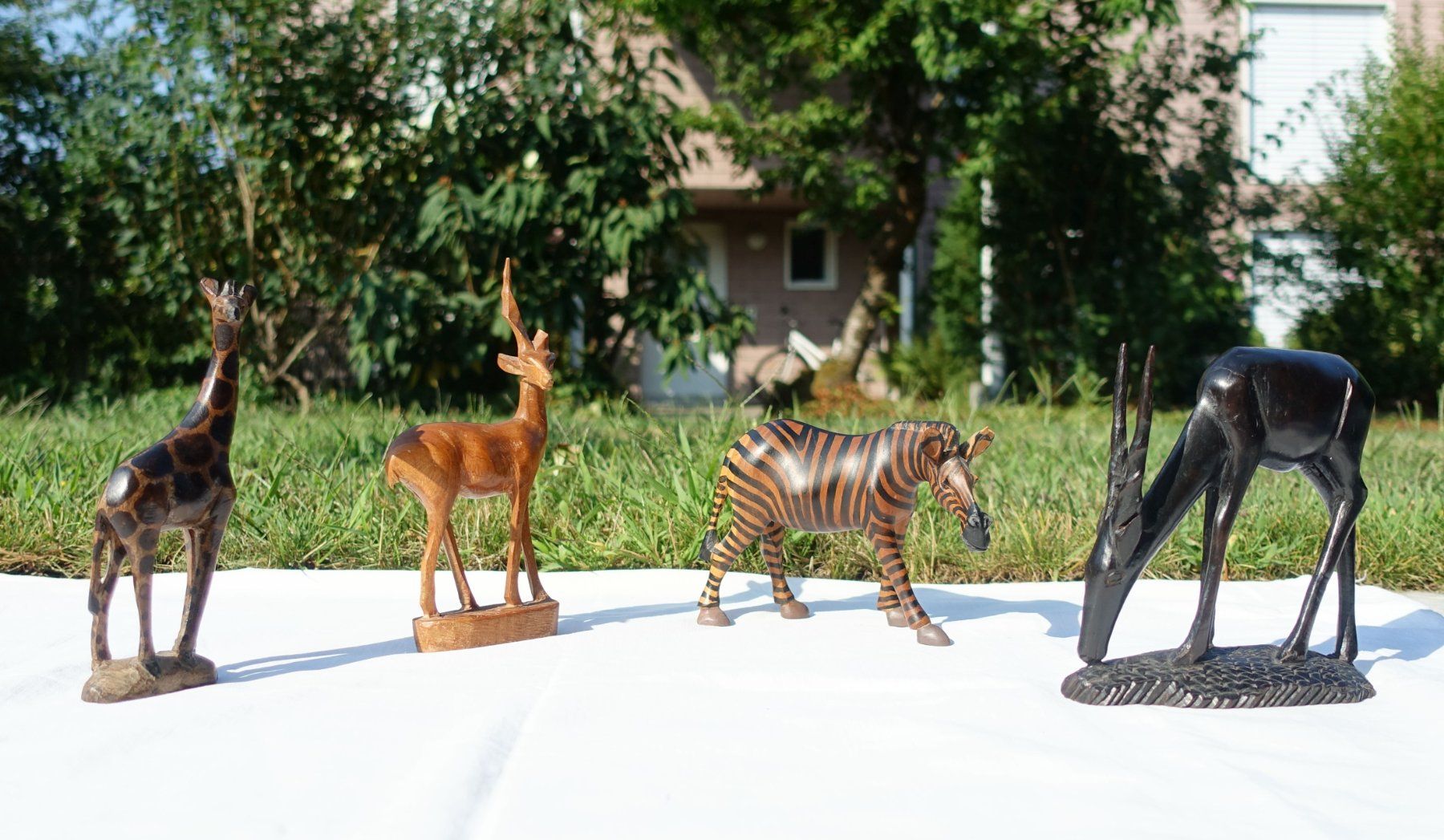 Statuette: 8 afrikanische Holzfiguren ca. 1960 – Usato da Brugg AG venduto da hapeha 2
