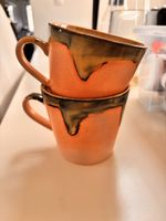 Orange Mugs Set, Keramik Tassen