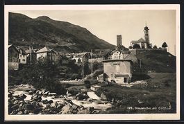 Hospenthal am Gotthard, Ortsansicht mit 