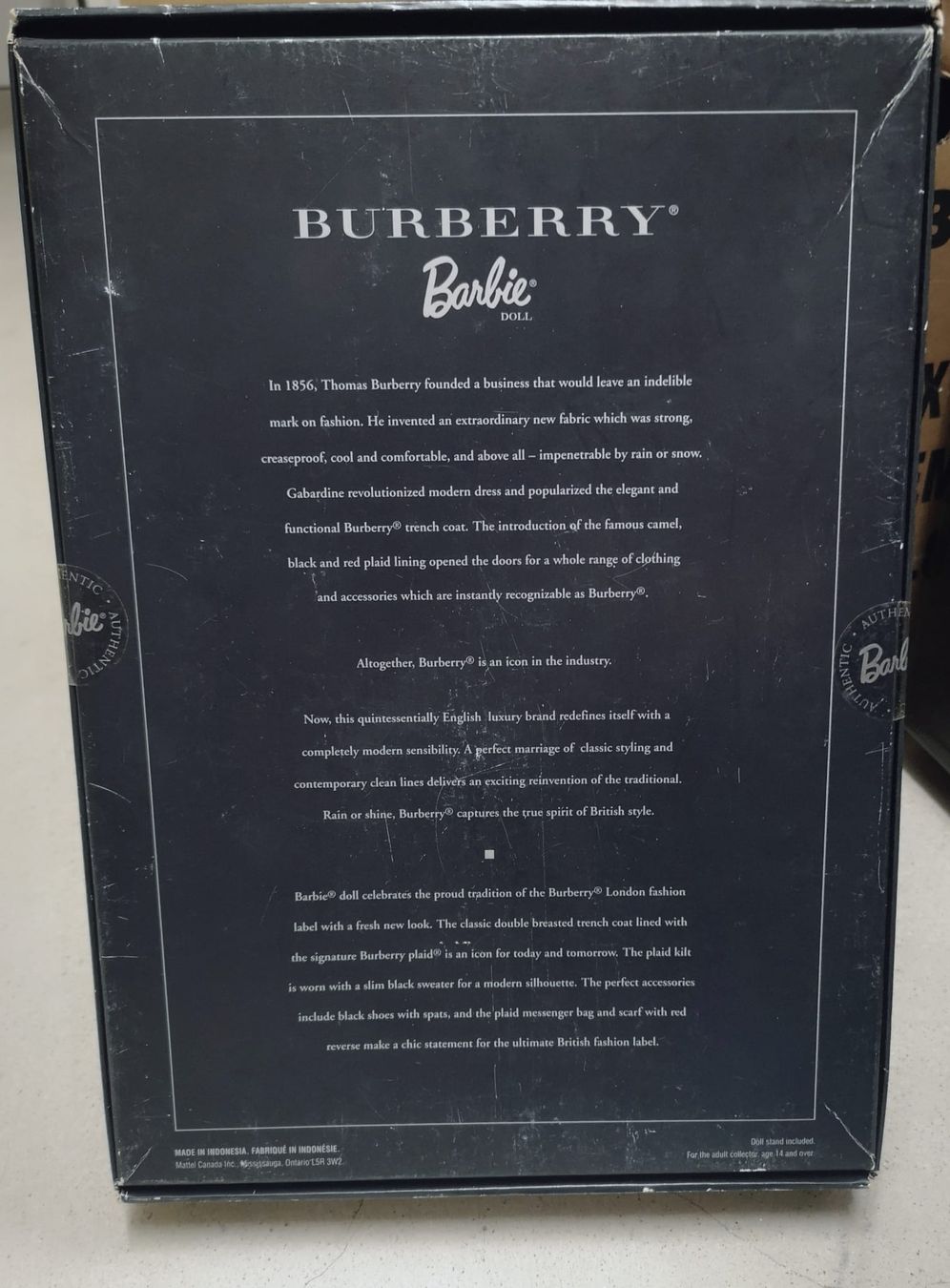 Puppen: 2001 Burberry Barbie   – Gebraucht aus Niederbipp von lau_bm67 1