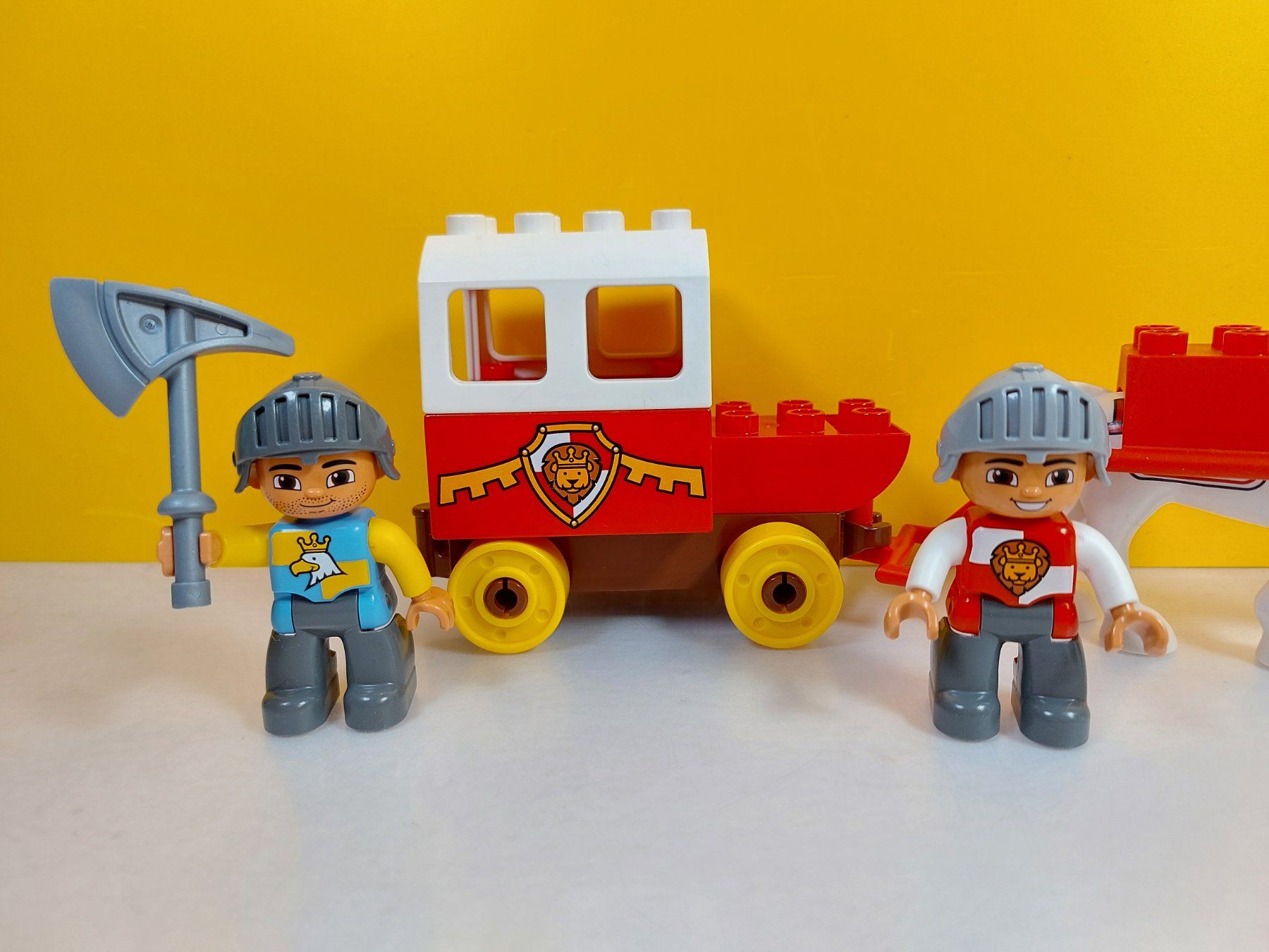 Lego Baukästen: LEGO Duplo 3 Ritter mit Kutsche – Gebraucht aus St.Gallen von TinasBauundSpiel 1