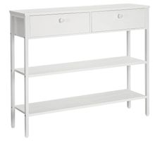 Konsolentisch schmal mit 2 Schubladen, schmaler Flurtisch