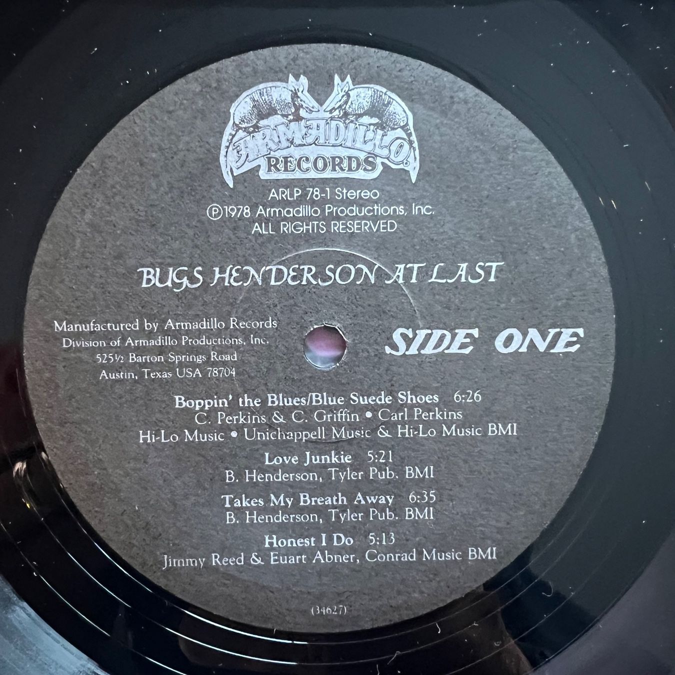 Vinyles: Bugs Henderson Group - At Last / 1. US-Press. 1978 – D'occasion à Gais par soundcave57 2