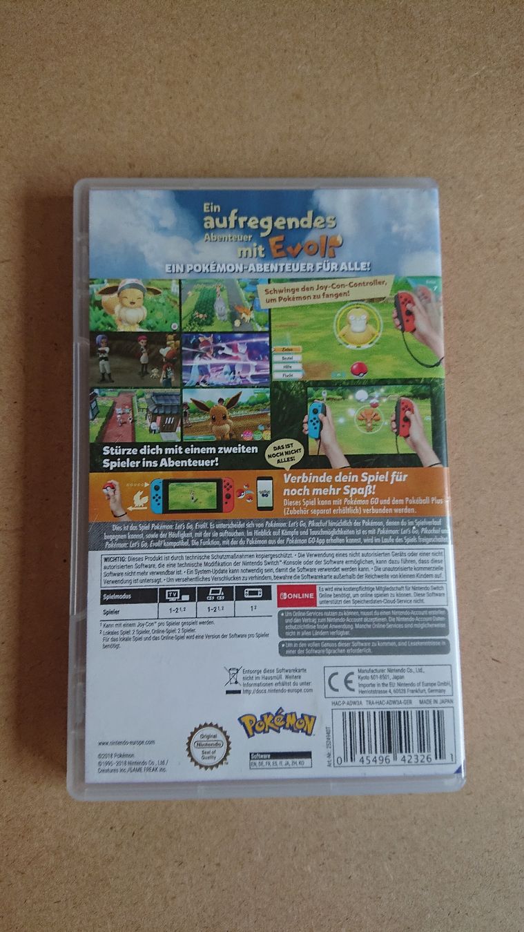 Giochi: Pokemon Let's Go Evoli Nintendo Switch  – Usato da Chur venduto da FreakofRarity 1