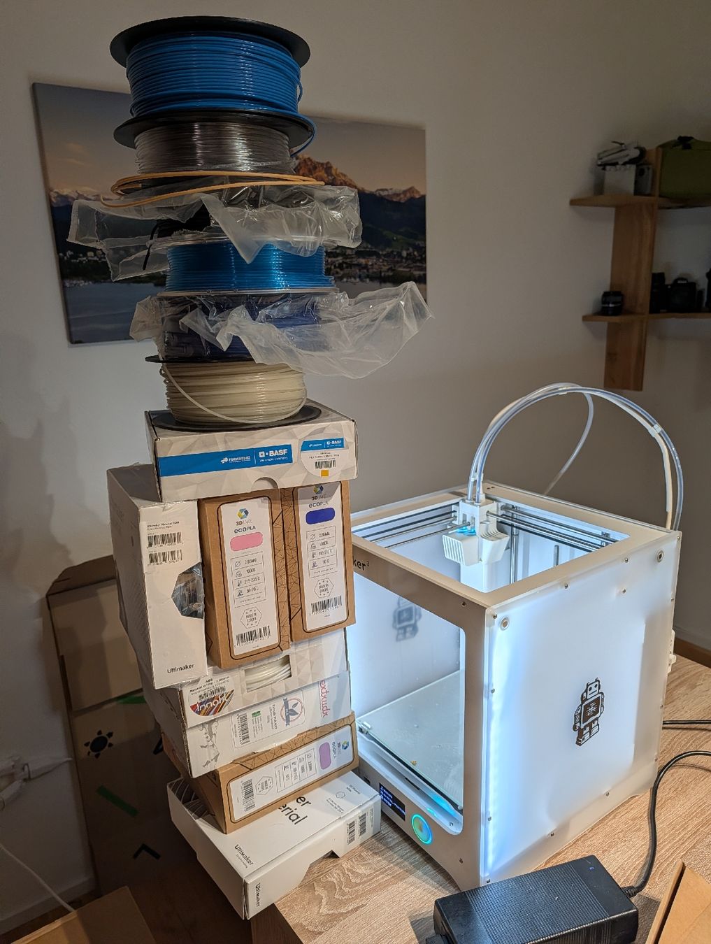 Ultimaker 3D Drucker: Ultimaker 3 3D Printer mit vielen Filament – Gebraucht aus Gossau SG von woofer82 2