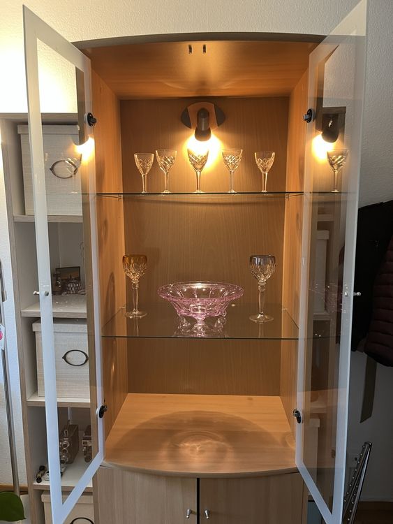 Stahl Glas Vitrine Schaukasten Floka S