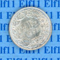 CHF___0.50 1936 stgl 50 Rappen * nigelnagelneu!
