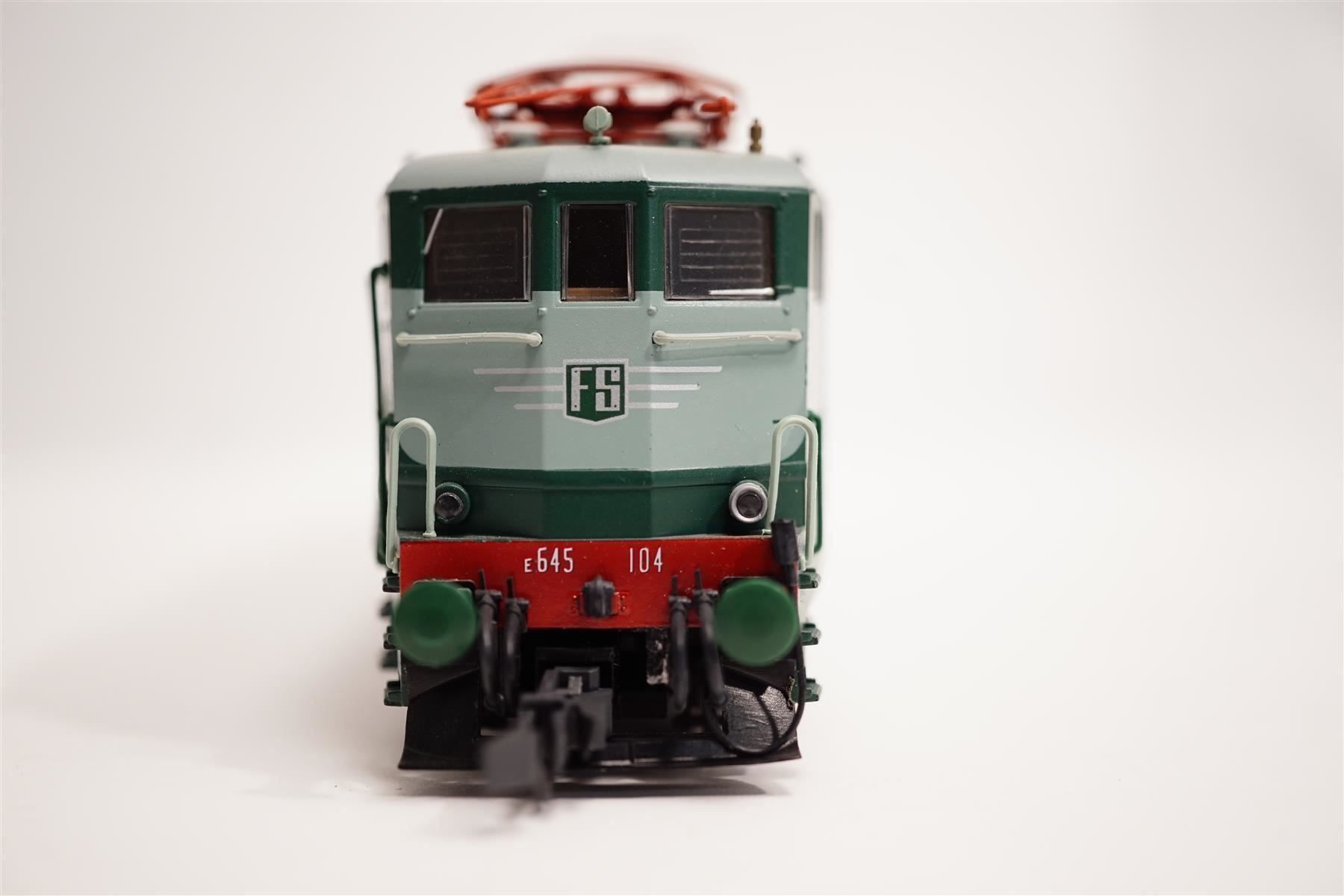 Roco Modellini di ferrovie: 5ƒ Roco 63644 FS E 645 E-Lok grün – Usato da Uetendorf venduto da tigermuegi 2