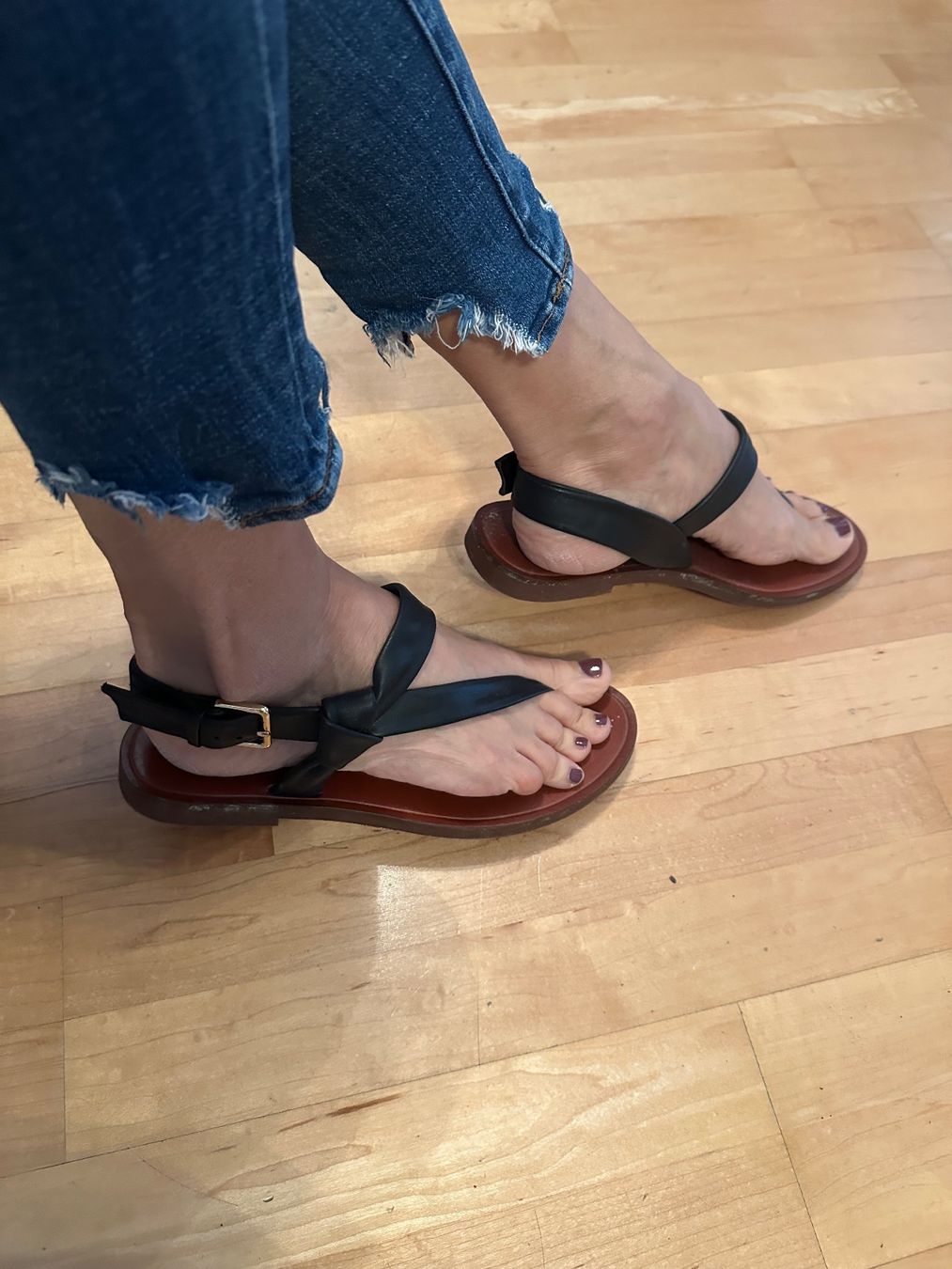 H&M Scarpe da donna: Sandale Leder schwarz H&M Gr. 40 – Nuovo (secondo la descrizione) da Altendorf venduto da Eastwick4 2