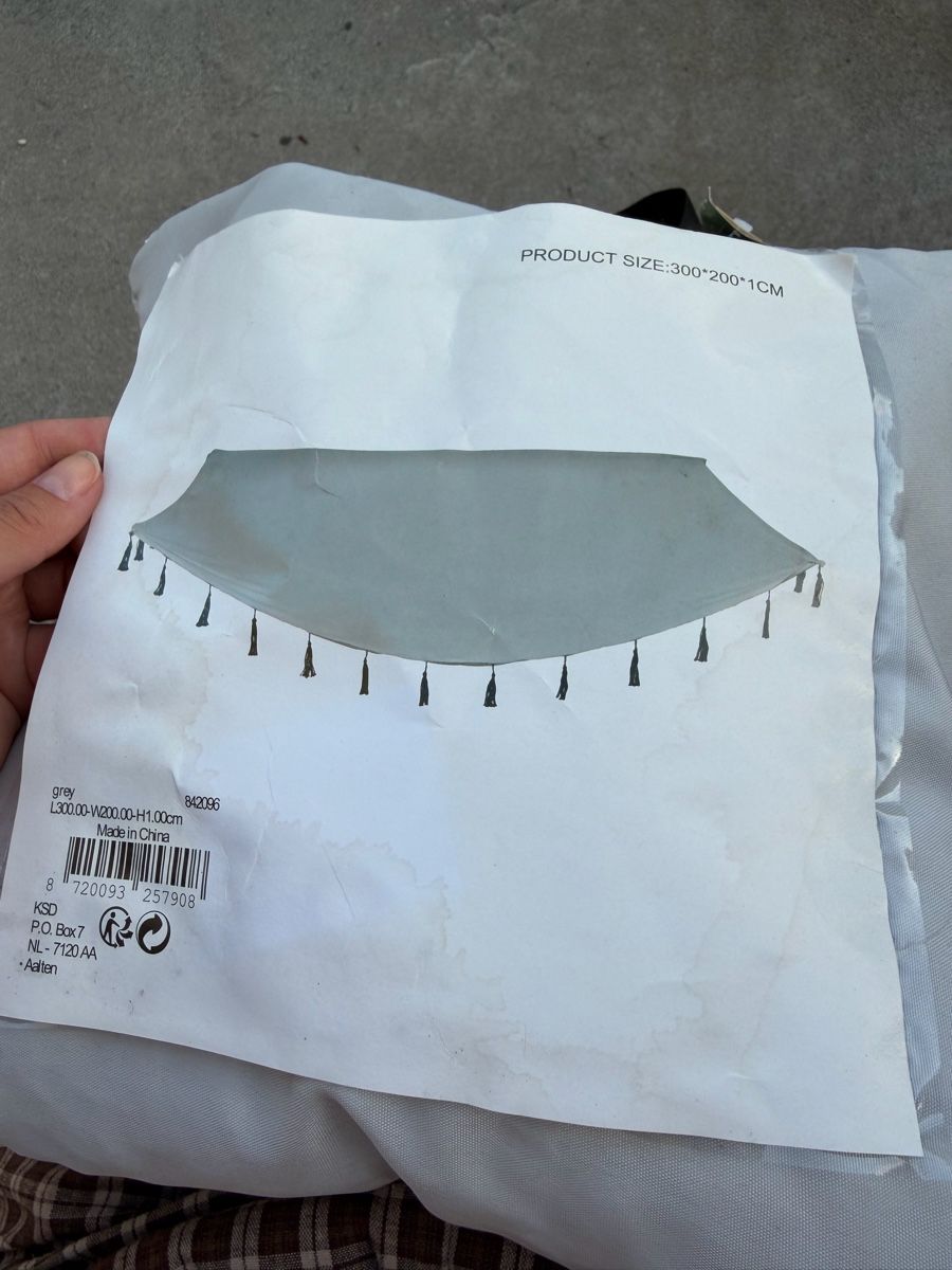 Ombrelloni: Sonnensegel 3 Meter x 2 Meter – Nuovo e nell'imballaggio originale da Aarau venduto da Marylou90