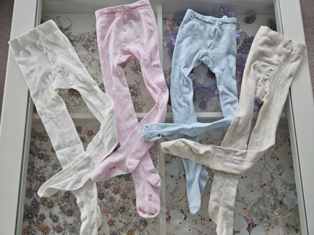 Strumpfhosen Mädchen 4er Pack Grösse 98-104 110